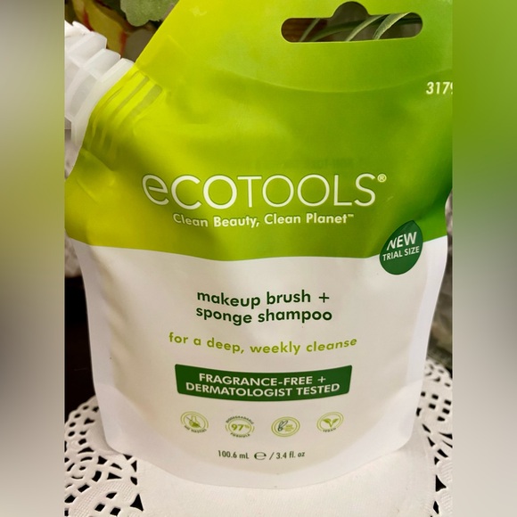 🆕🌿 ECOTOOLS MAKE-UP BRUSH & SPONGE SHAMPOO. BRAND NEW SEALED. FRGRANCE FREE! - Picture 6 of 6